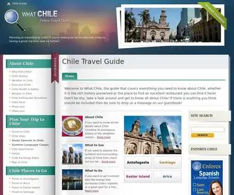 Whatchile.com(Chile Travel Guide) Screenshot