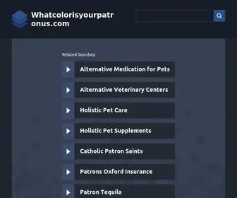 Whatcolorisyourpatronus.com(Whatcolorisyourpatronus) Screenshot