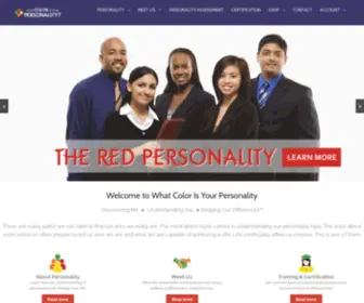 Whatcolorisyourpersonality.com(Bridging Our Differences) Screenshot