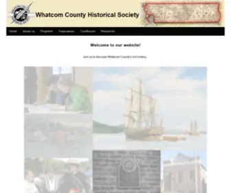 Whatcomhistory.net(Whatcom County Historical Society) Screenshot