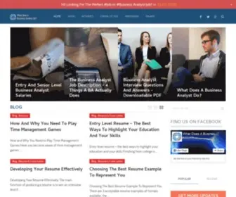 Whatdoesabusinessanalystdo.com(What Does A Business Analyst Do) Screenshot