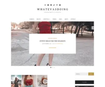 Whatevasdoing.com(Fashion, Beauty & Lifestyle) Screenshot