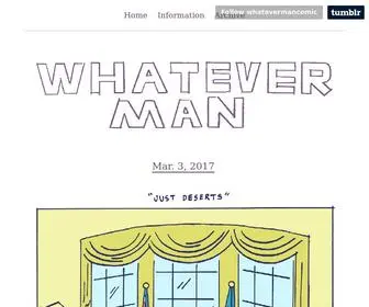 Whateverman.com(By Tim Lahan. For inquiries) Screenshot