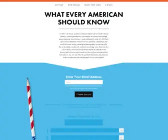 Whateveryamericanshouldknow.org(What Every American Should Know) Screenshot