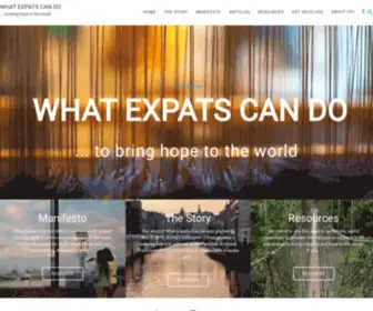 Whatexpatscando.com(WHAT EXPATS CAN DO) Screenshot