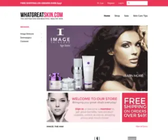 Whatgreatskin.com(What Great Skin) Screenshot