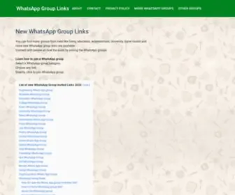 Whatgrouplink.com(WhatsApp Group Links) Screenshot