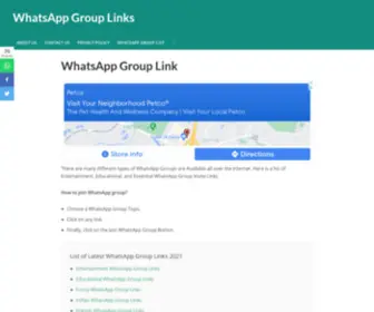 Whatgroupslink.com(WhatsApp Group Links) Screenshot