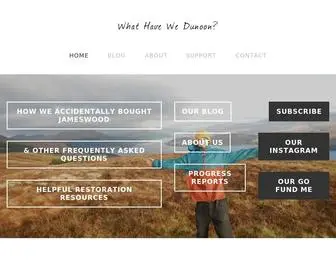 Whathavewedunoon.co.uk(What Have We Dunoon) Screenshot