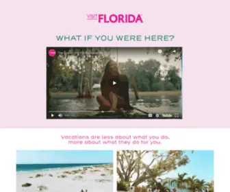 Whatifyouwerehere.com(VISIT FLORIDA) Screenshot