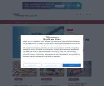 Whatinvestment.co.uk(What Investment UK) Screenshot