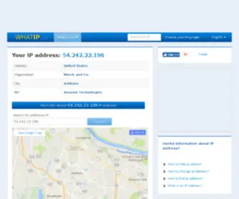 Whatip.com(What is my ip) Screenshot