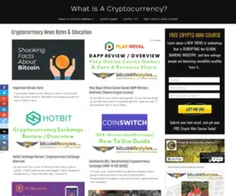 Whatisacryptocurrency.com(The Future Of Money) Screenshot