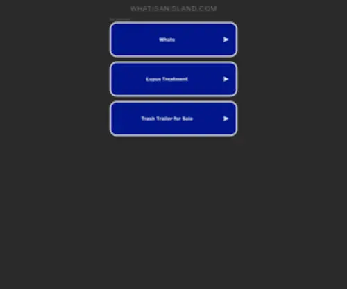 Whatisanisland.com(What is an Island) Screenshot