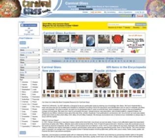 Whatiscarnivalglass.com(Carnival Glass Wiki & Inventory by Collectors) Screenshot