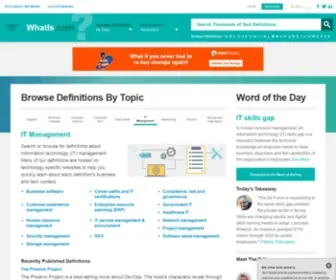 Whatis.com(Computer Glossary) Screenshot