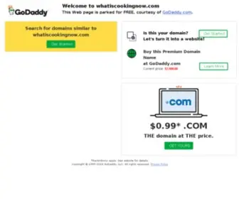 Whatiscookingnow.com(What Is Cooking Now) Screenshot