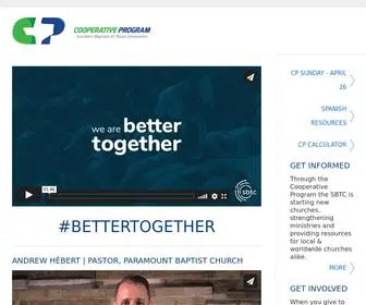 Whatiscp.com(Cooperative Program) Screenshot