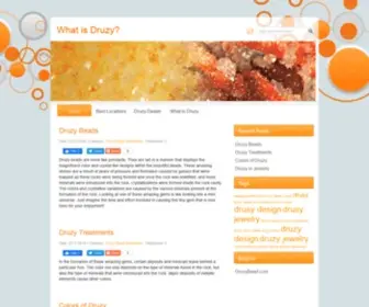 Whatisdruzy.com(About Druzy Stones) Screenshot