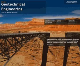 Whatisgeotech.org(Geotechnical Engineering) Screenshot