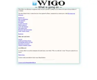 Whatisgoingon.org(What is going on) Screenshot