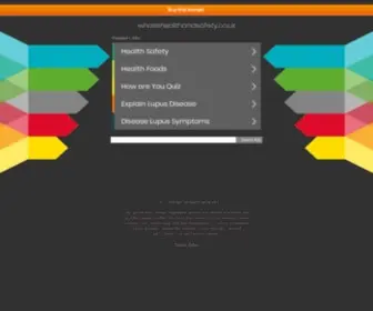Whatishealthandsafety.co.uk(What is Health and Safety) Screenshot