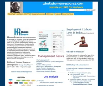 Whatishumanresource.com(Whatishumanresource) Screenshot