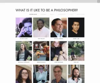 Whatisitliketobeaphilosopher.com(What Is It Like to Be a Philosopher) Screenshot