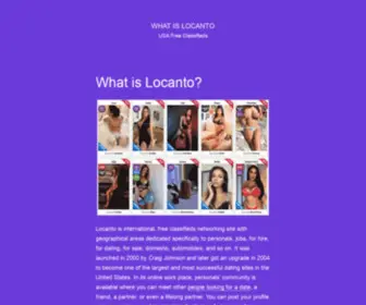 Whatislocanto.com(What is Locanto) Screenshot