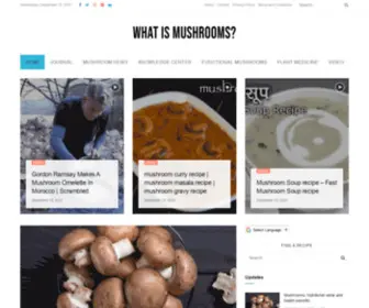 Whatismushrooms.com(What is Mushrooms) Screenshot