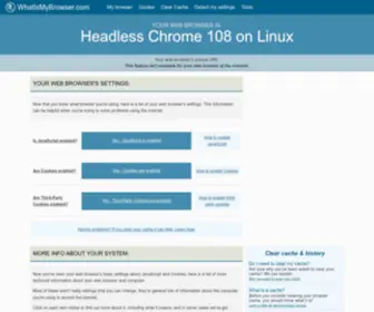 Whatismybrowser.org(My browser) Screenshot