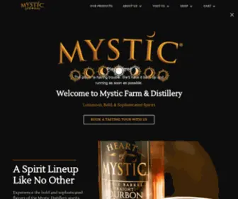 Whatismystic.com(Mystic farm & distillery) Screenshot