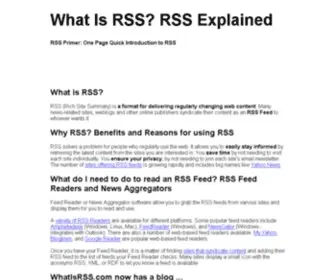 Whatisrss.com(RSS Explained) Screenshot