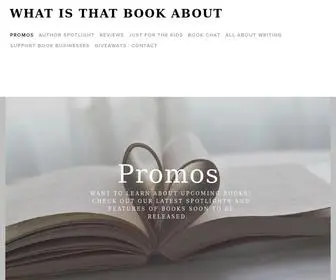 Whatisthatbookabout.com(An online book blog) Screenshot