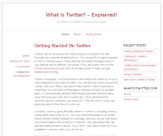 Whatistwitter.com(Explained) Screenshot