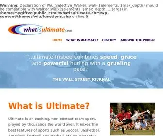 Whatisultimate.com(What is Ultimate) Screenshot