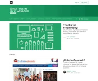 Whatiuseinmyclassroom.org(Whatiuseinmyclassroom) Screenshot