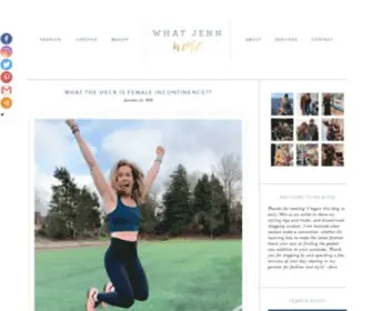 Whatjennwore.com(What Jenn Wore) Screenshot