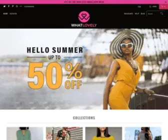 Whatlovely.com(Women's Fashion Online Clothing) Screenshot