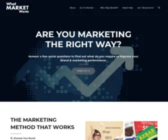 Whatmarketwants.com(Helping You Build A Powerful Brand) Screenshot