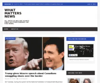 Whatmattersnews.com(Whatmattersnews) Screenshot