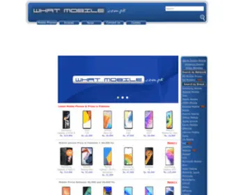 Whatmobile.com.pk(Mobile phone prices) Screenshot