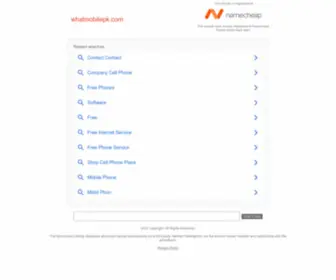 Whatmobilepk.com(The Leading What Mobile Pk Site on the Net) Screenshot