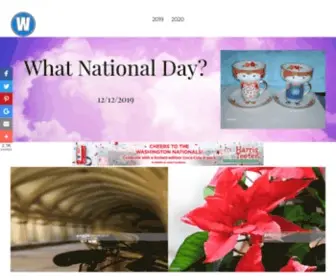 Whatnationalday.com(What National Day) Screenshot