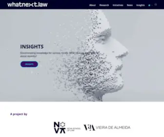 Whatnext.law(Researching the future) Screenshot