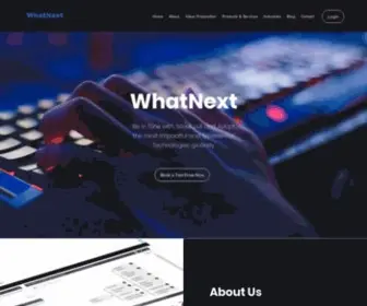 WhatnextGlobal.com(Exponential Technologies) Screenshot