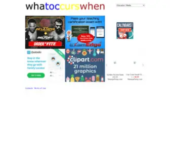 Whatoccurswhen.com(Automotive) Screenshot