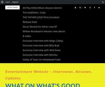 Whatonwhatsgood.com(What On What's Good) Screenshot