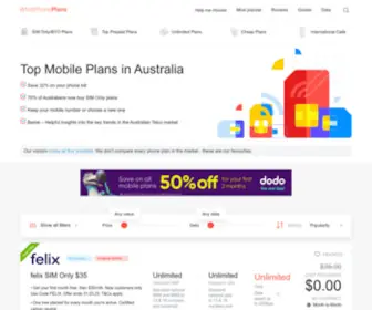 Whatphone.com.au(Compare Mobile Phone Plans in Australia) Screenshot