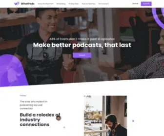 Whatpods.com( The home of podcast reviews & ratings) Screenshot